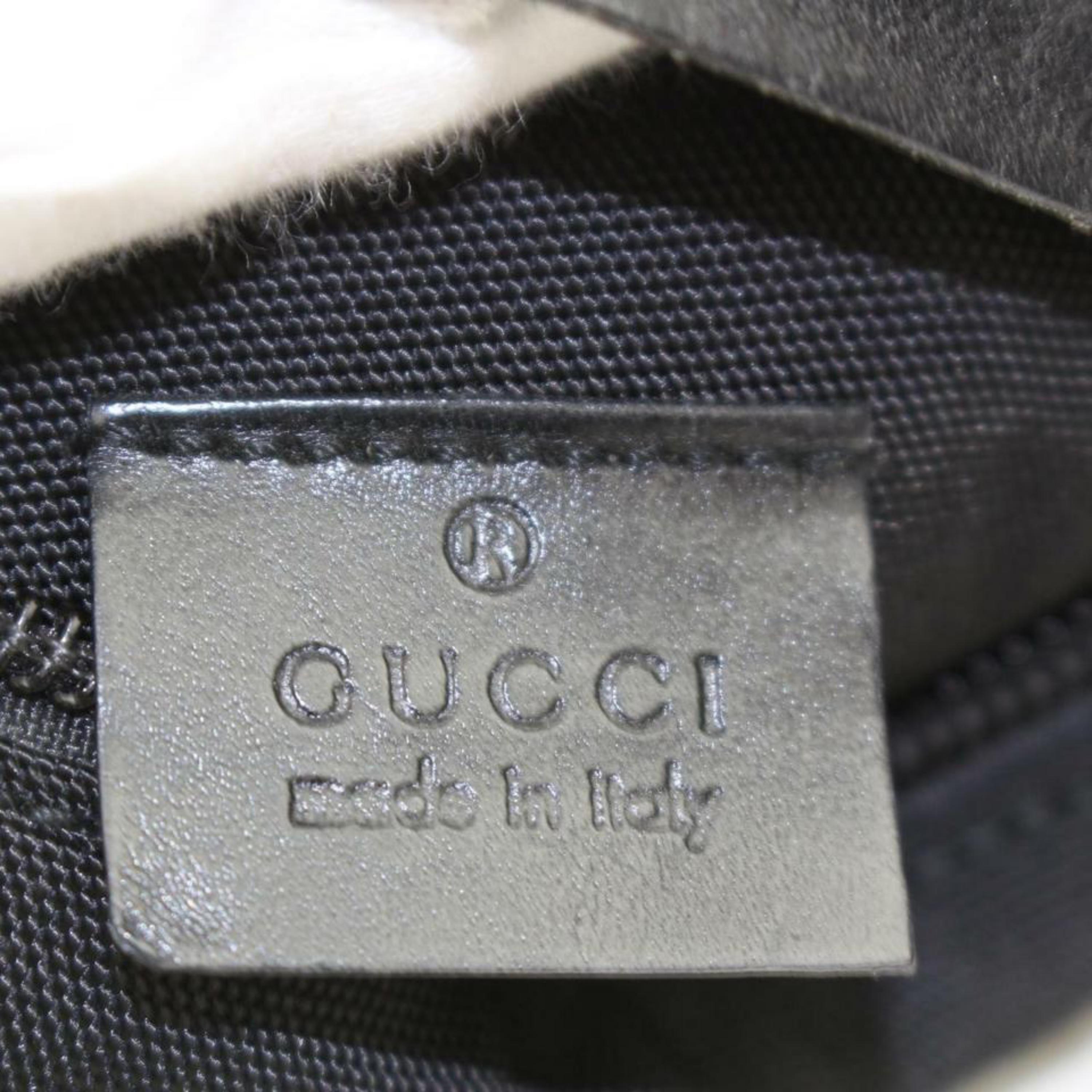 Gucci Belt Fanny Pack Waist Pouch 870045 Black Nylon Cross Body Bag For Sale 6