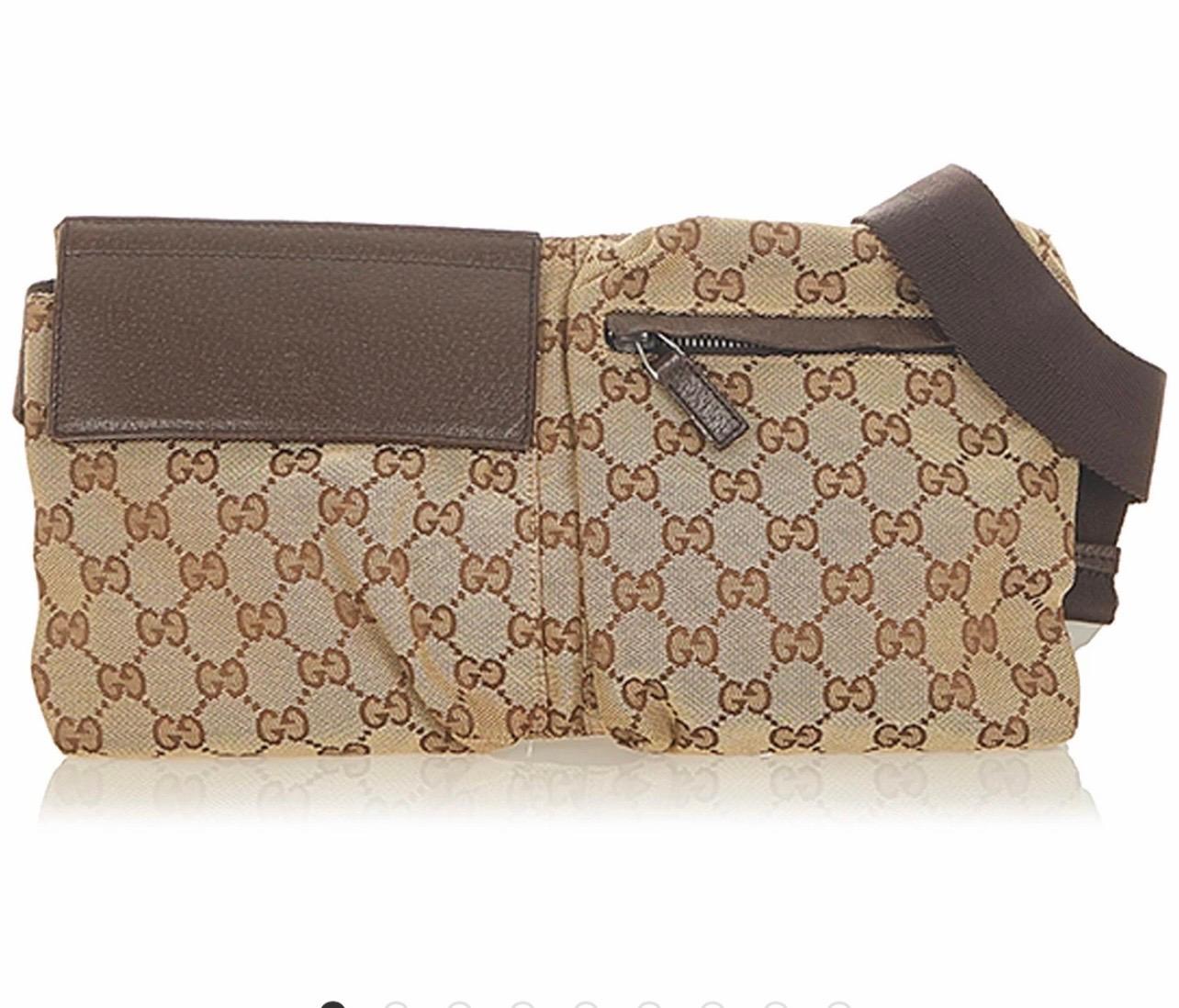 gucci double pocket belt bag