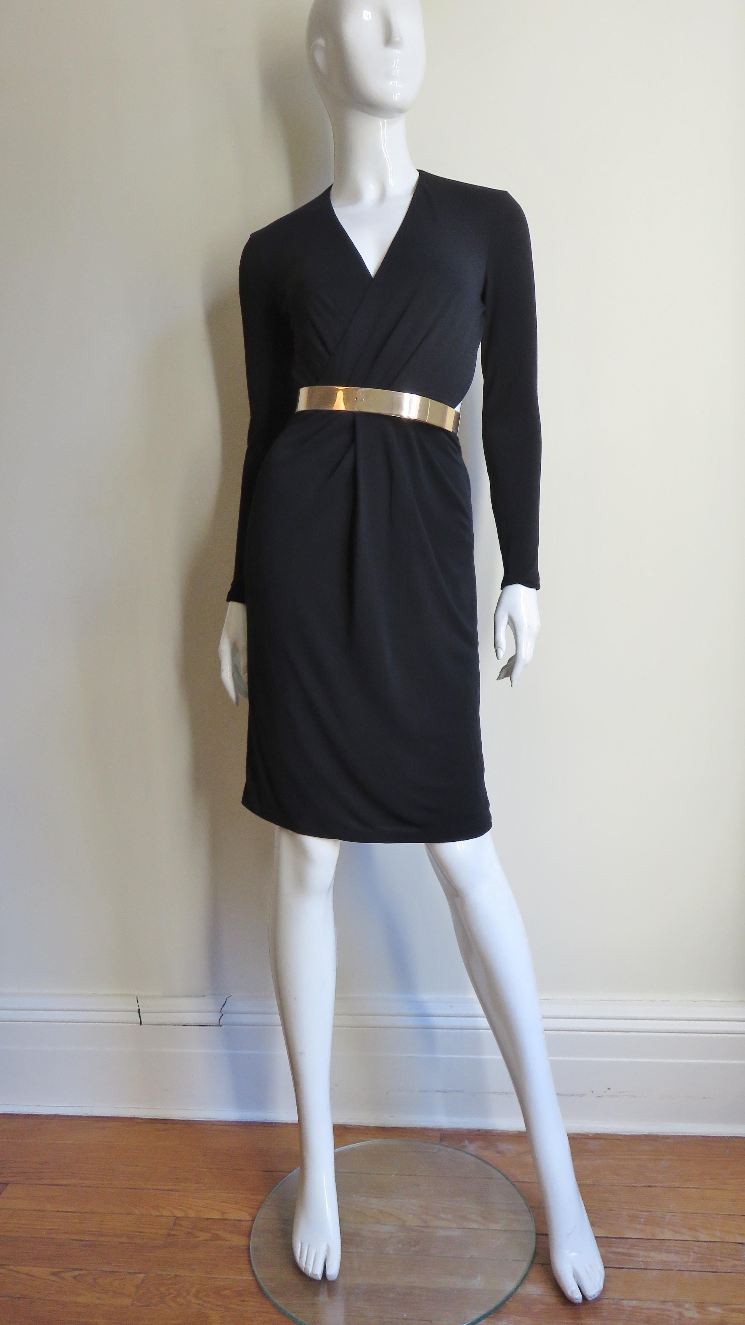 Gucci Belted Cut out Backless Dress 8