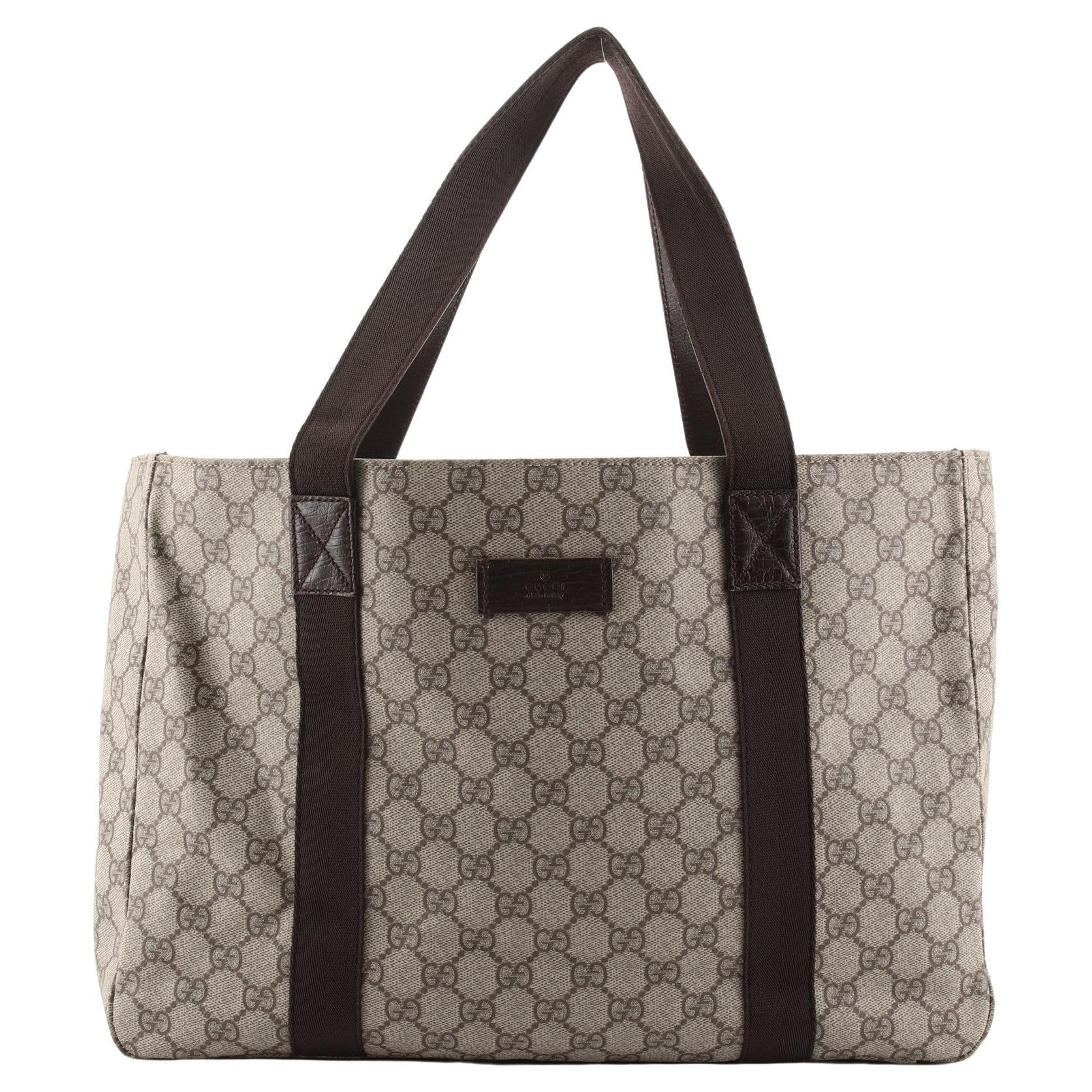 Gucci Plus Tote GG Coated Canvas Medium For Sale at 1stDibs