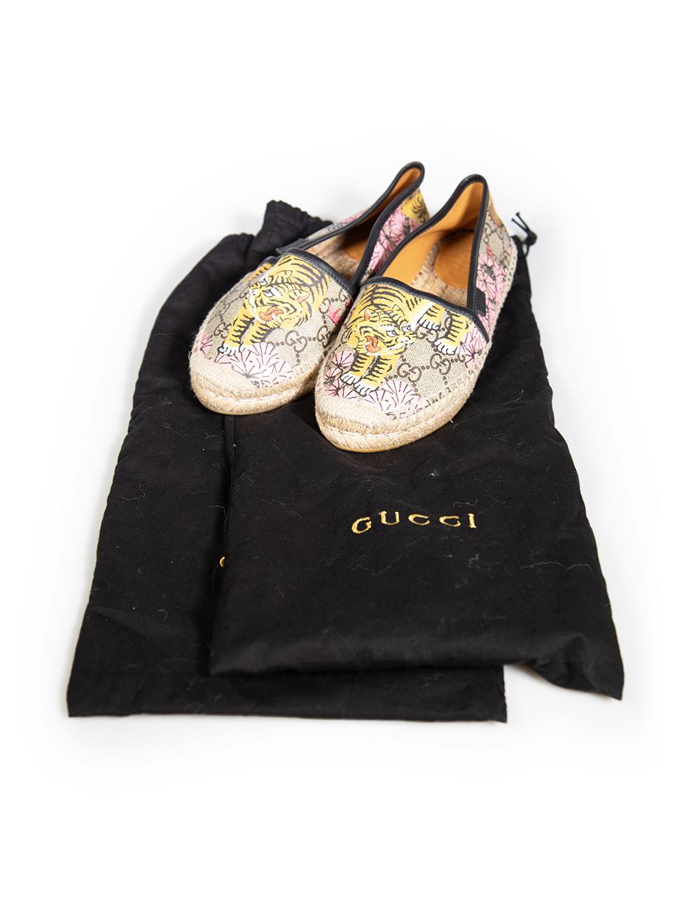 Gucci espadrilles Pilar imprimé tigre Bengale taille IT 35,5 2