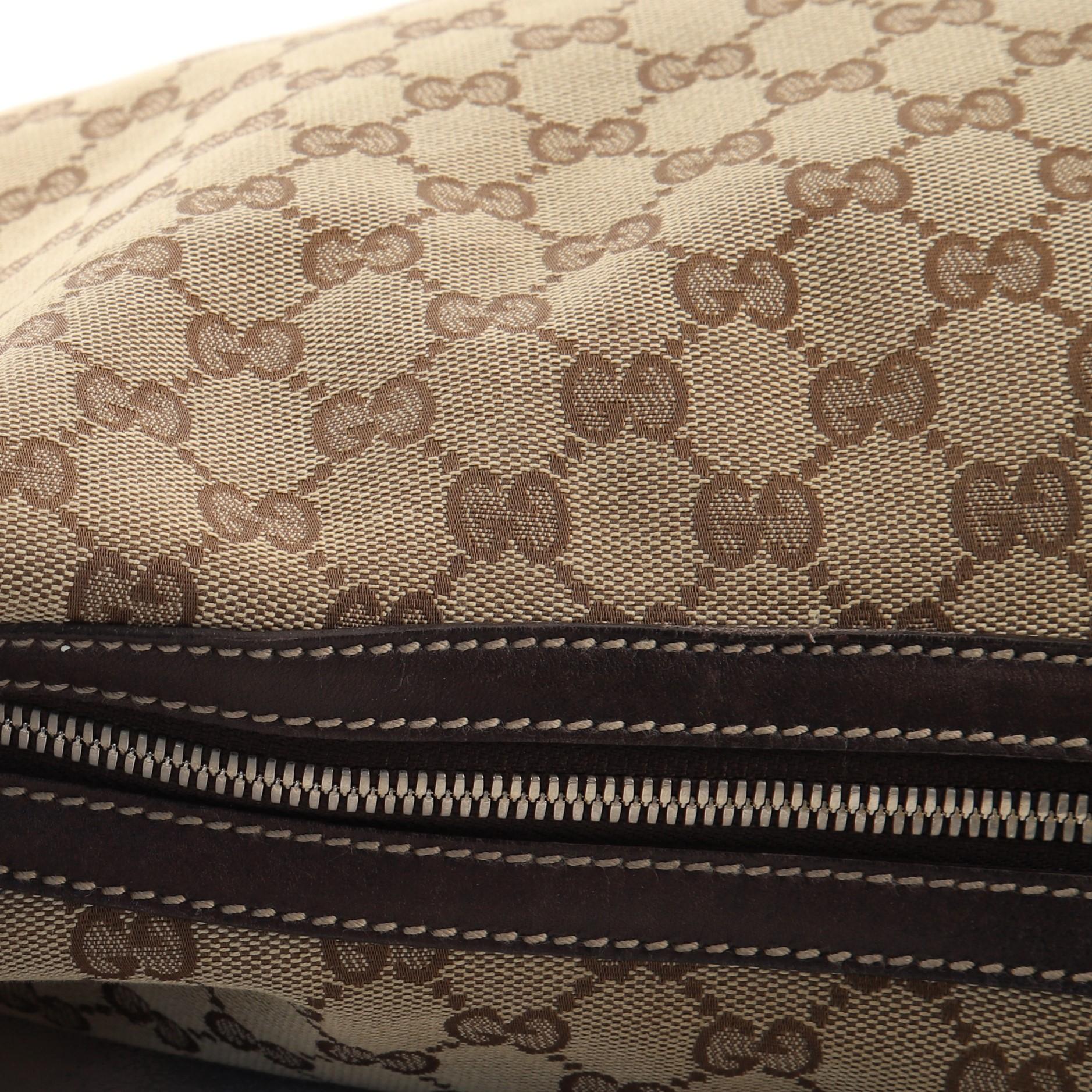 Gucci Biba Hobo GG Segeltuch groß 3