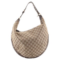 Gucci Biba Hobo GG Segeltuch groß