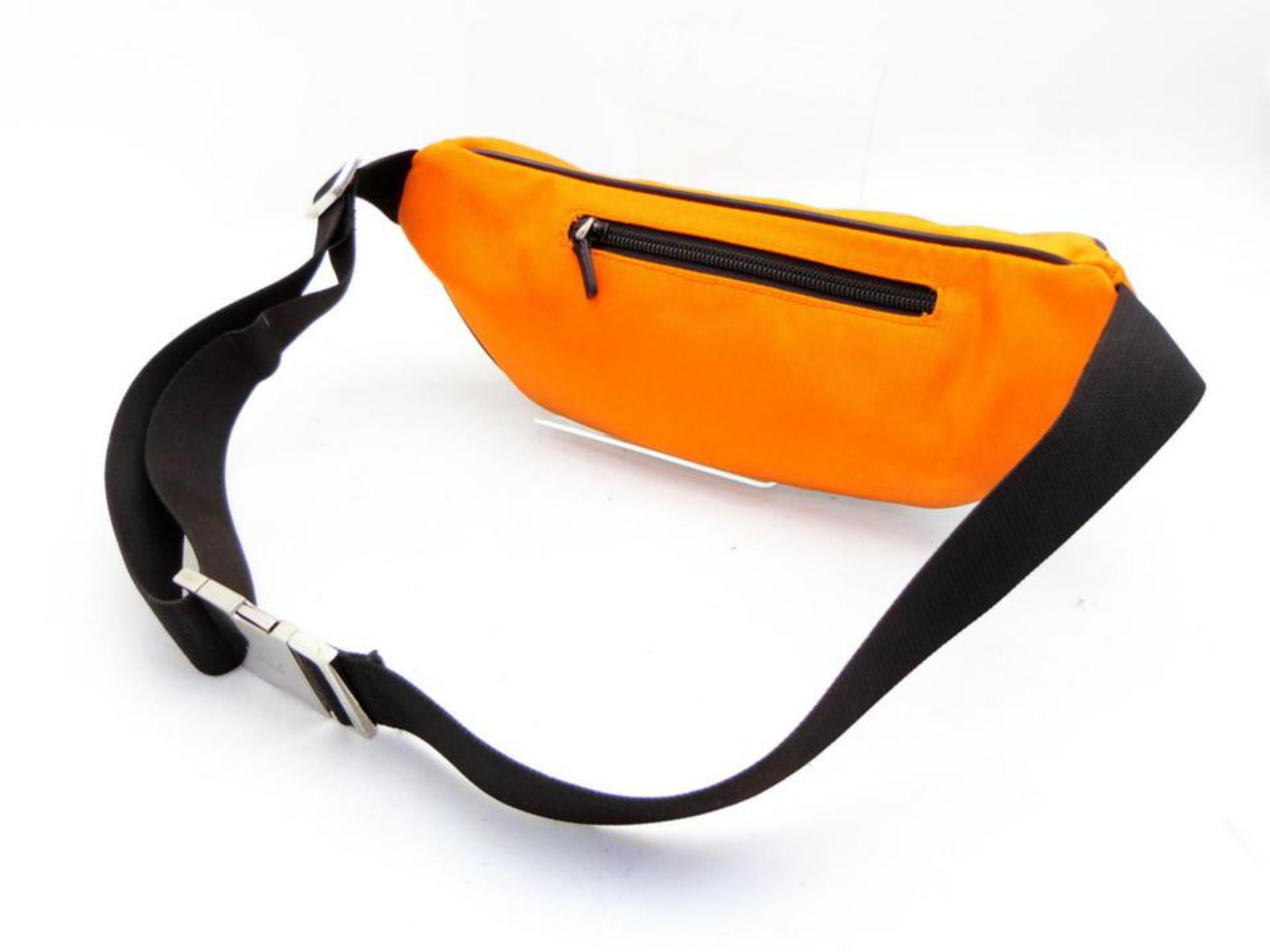 orange gucci fanny pack