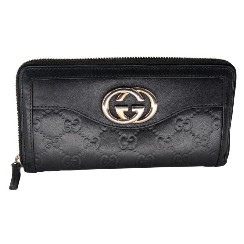 Gucci Guccissima GG Large Embossed Leather Continental Wallet  GG-W0209N-0003 at 1stDibs