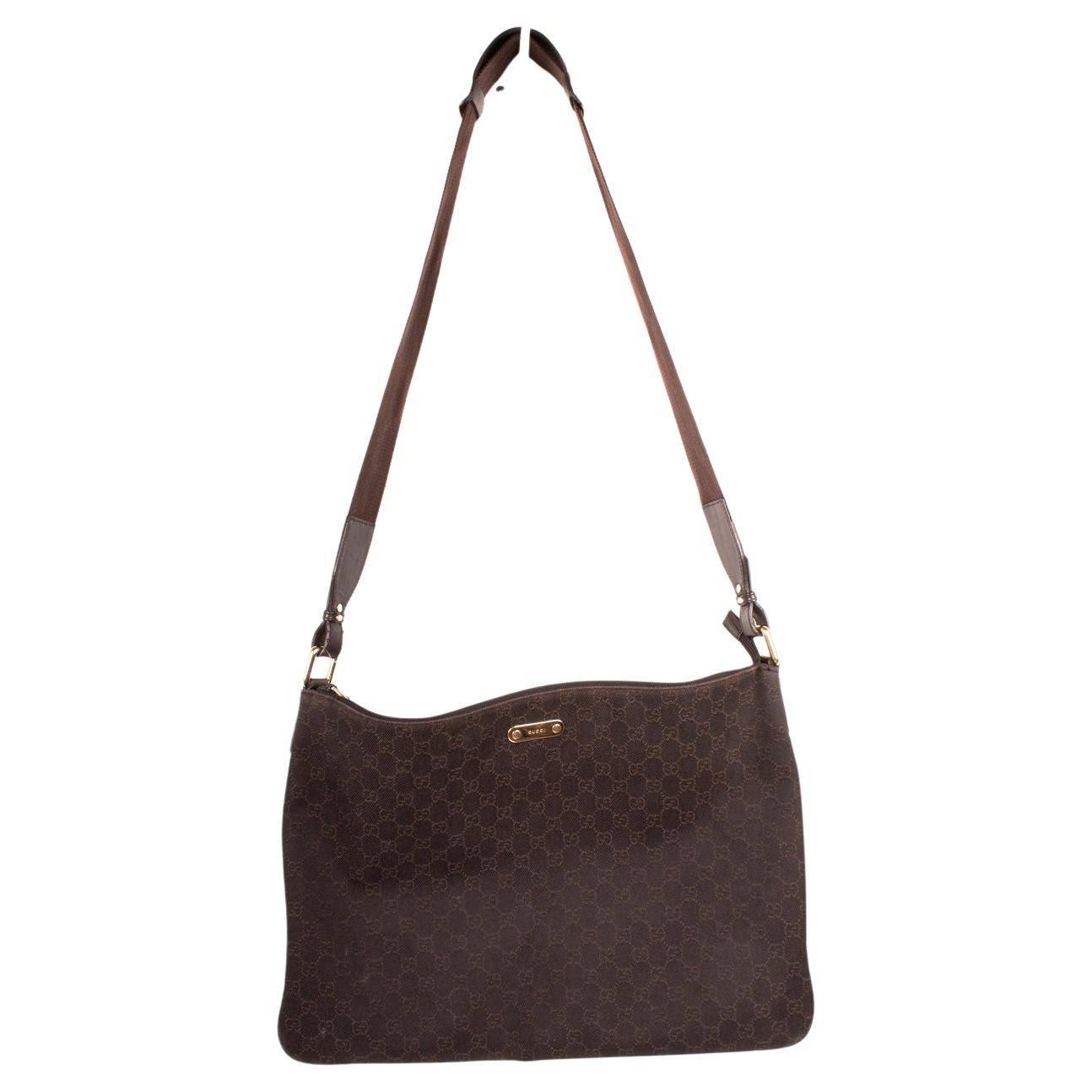 Gucci Big Monogram GG Men Messenger Bag Large For Sale