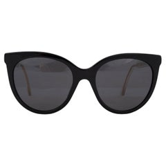 GUCCI Schwarze Acetat-Sonnenbrille GG0565S 001 CAT-EYE