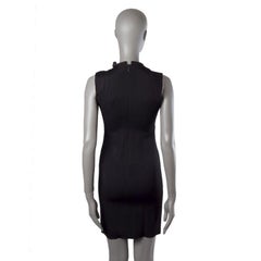 GUCCI black acetate NECKLACE NECK Cocktail Dress 38