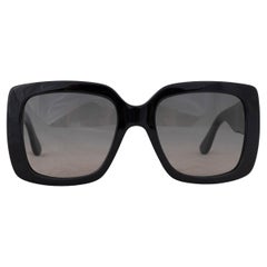 GUCCI Schwarze Acetat-Sonnenbrille SQUARE GG0141S 001