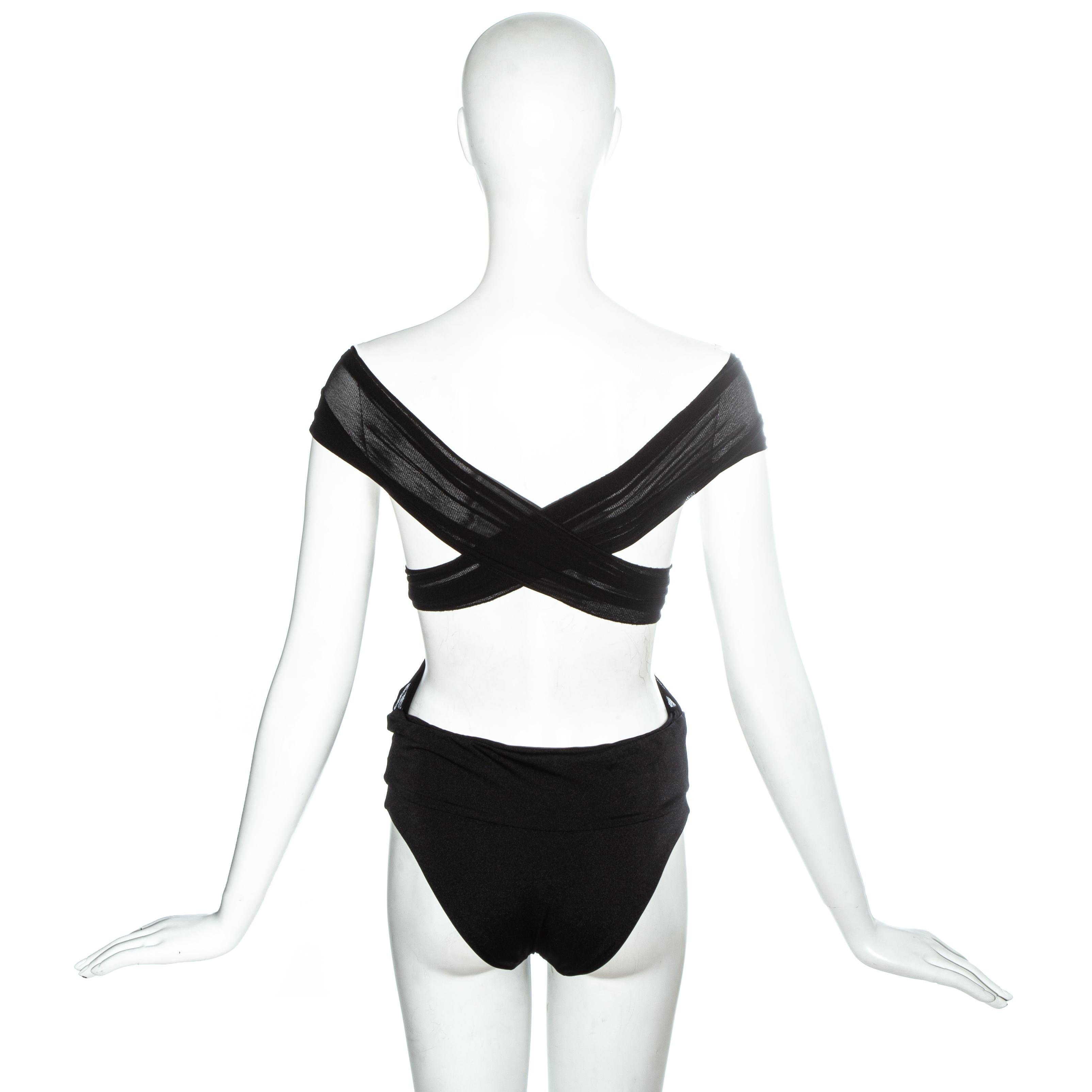 Gucci black bandage bodysuit, ss 2005 In Excellent Condition In London, GB