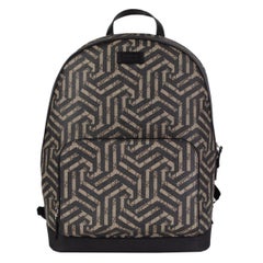 GUCCI schwarz & beige CALEIDO GG MONOGRAM SUPREME Rucksack Tasche