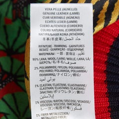 Gucci Black Blind For Love Embroidered Leather Bomber Jacket L