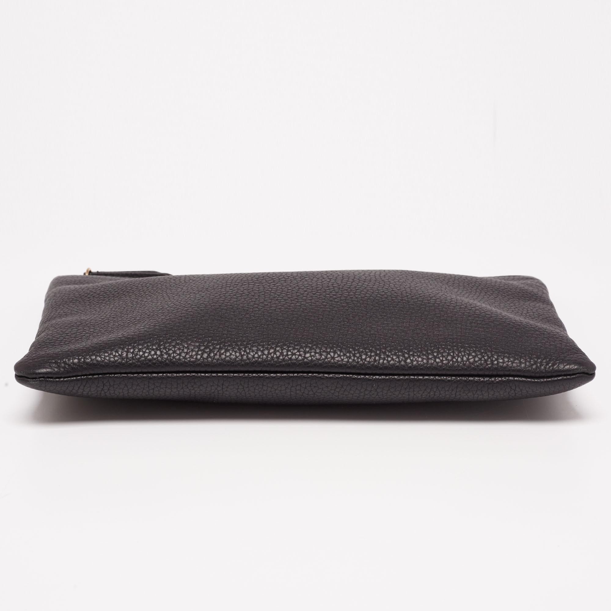 Gucci Black Blind for Love Leather Clutch 1