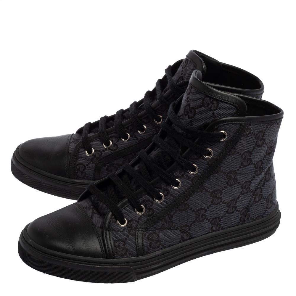 All black gucci high tops top