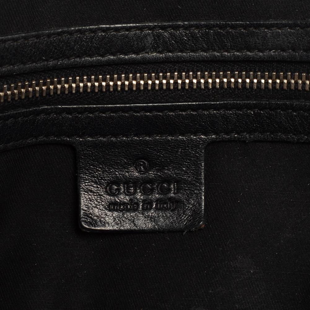 Gucci Black/Blue GG Canvas and Leather Pelham Shoulder Bag 7