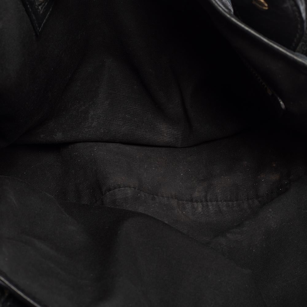 Gucci Black/Blue GG Canvas and Leather Pelham Shoulder Bag 8