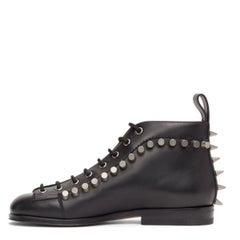 Gucci Black Brogue Detail Boots IT 38