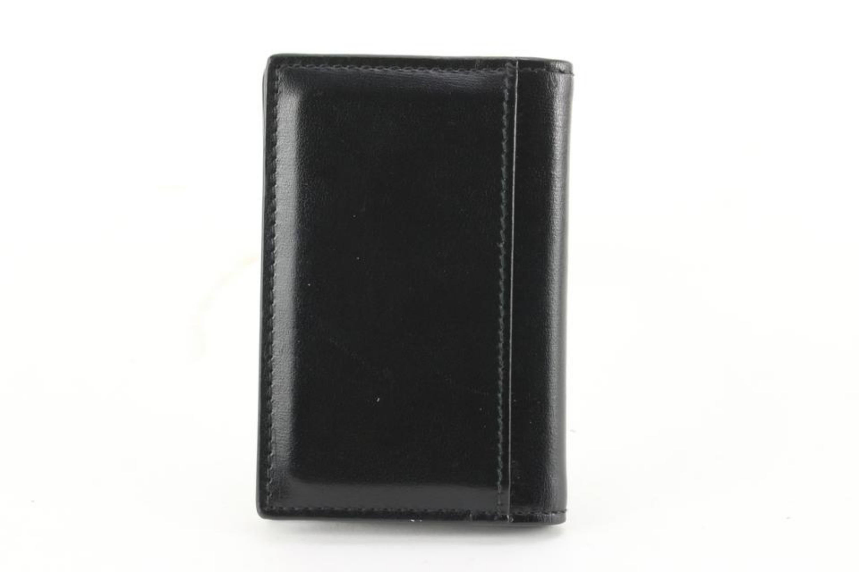 Gucci Black Calfskin GG Marmont Card Case Wallet 40g714s 2