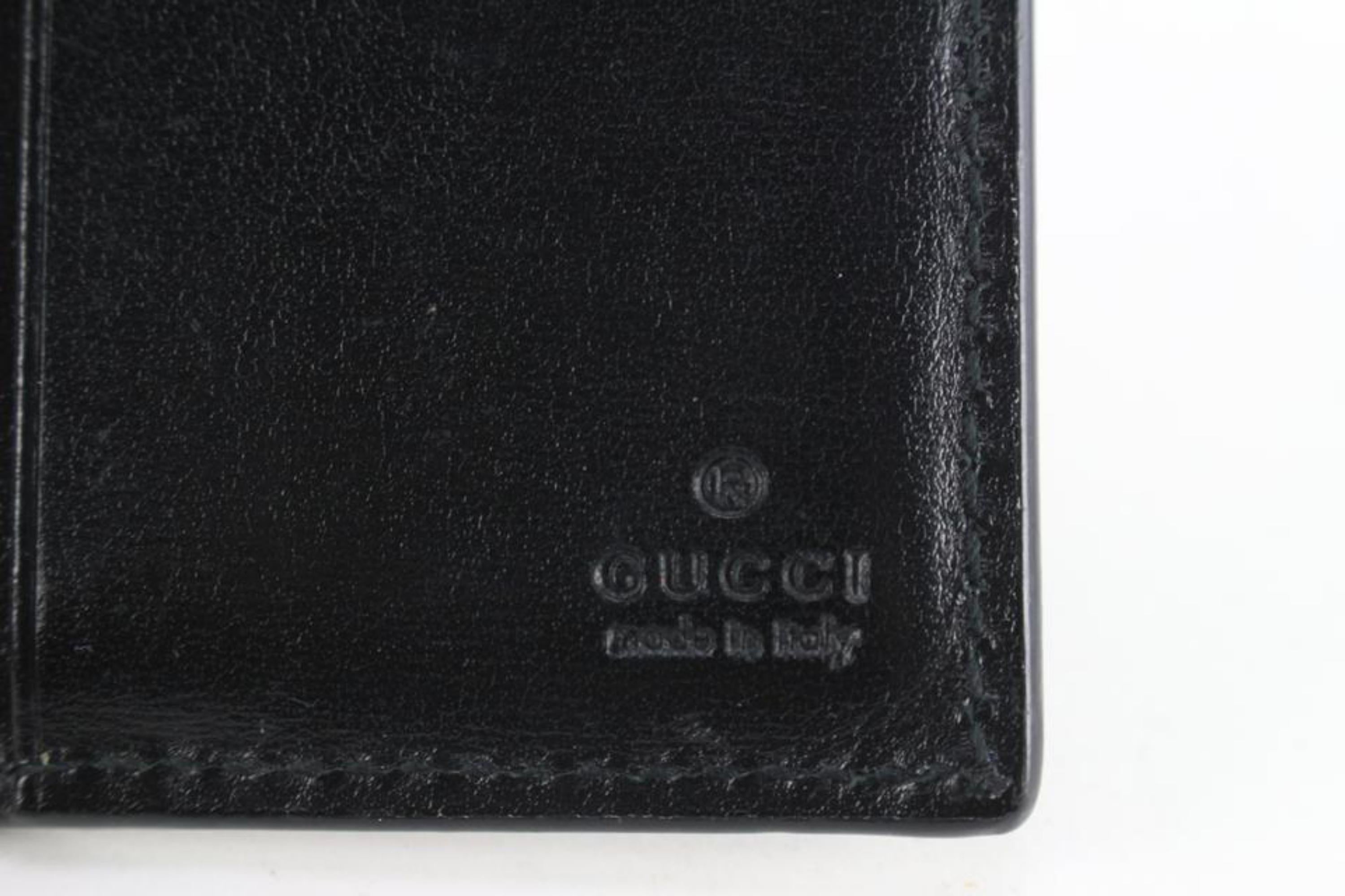 Gucci Black Calfskin GG Marmont Card Case Wallet 40g714s 4