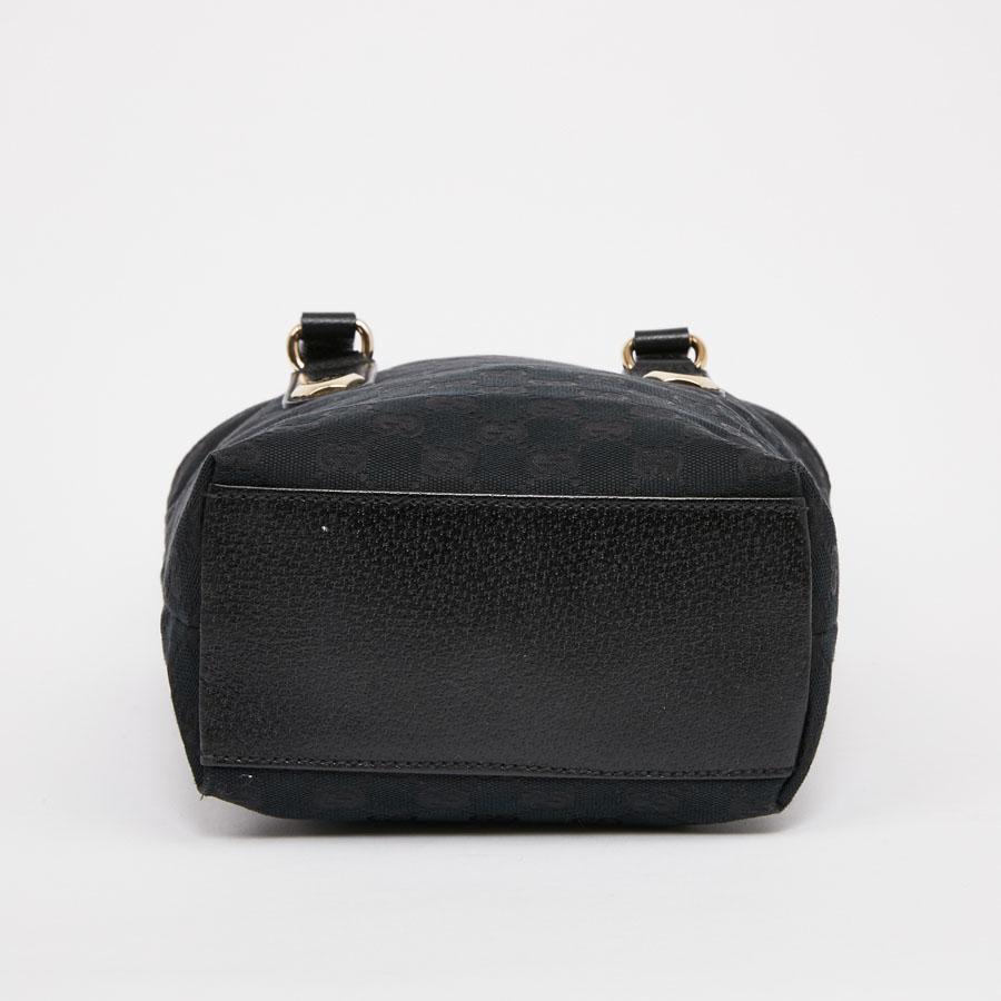 gucci canvas bucket bag