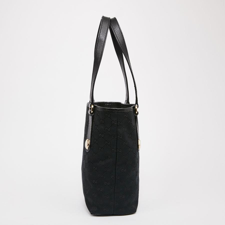 Women's GUCCI Black Canvas Bucket Bag
