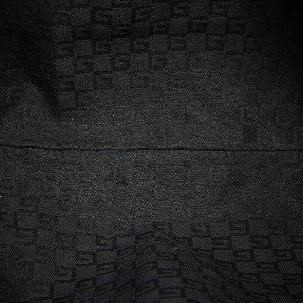 Gucci Black Canvas Fabric Shoulder Bag 2
