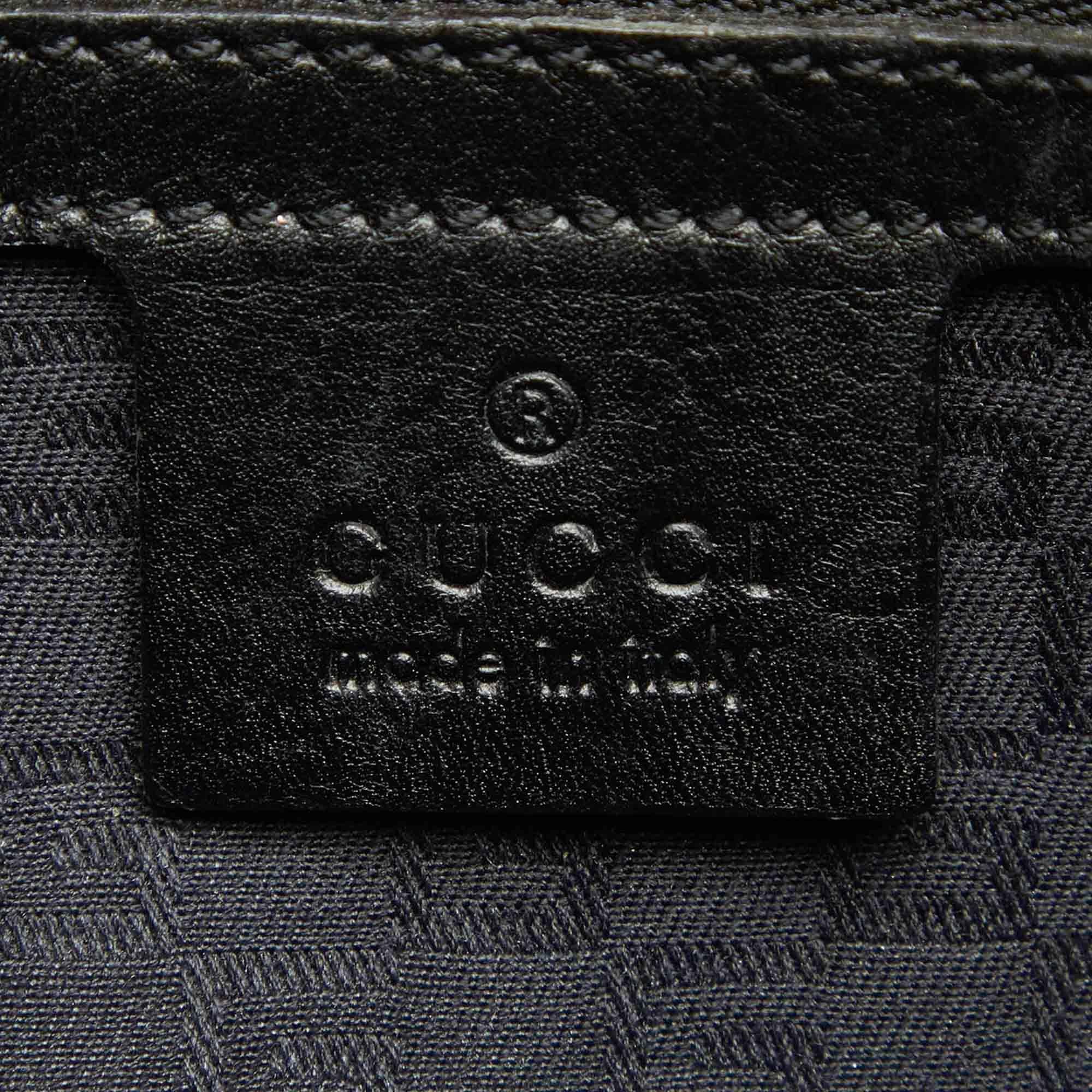 Gucci Black Canvas Fabric Shoulder Bag 3