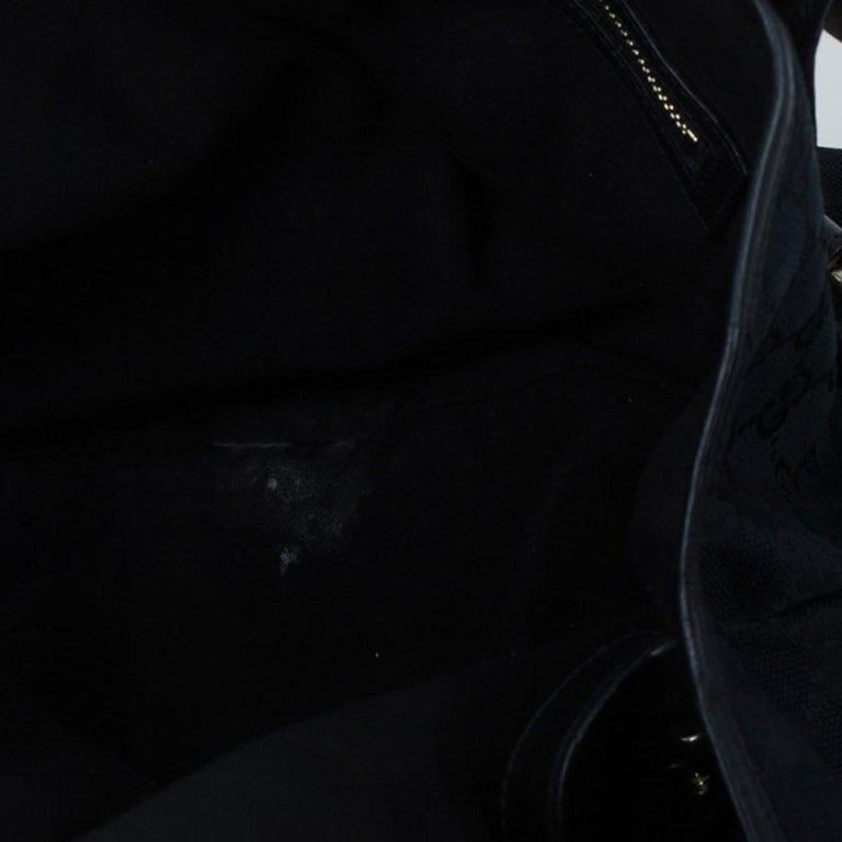 Gucci Black Canvas Medium Pelham Shoulder Bag at 1stDibs