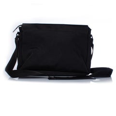 Gucci, black canvas messenger bag