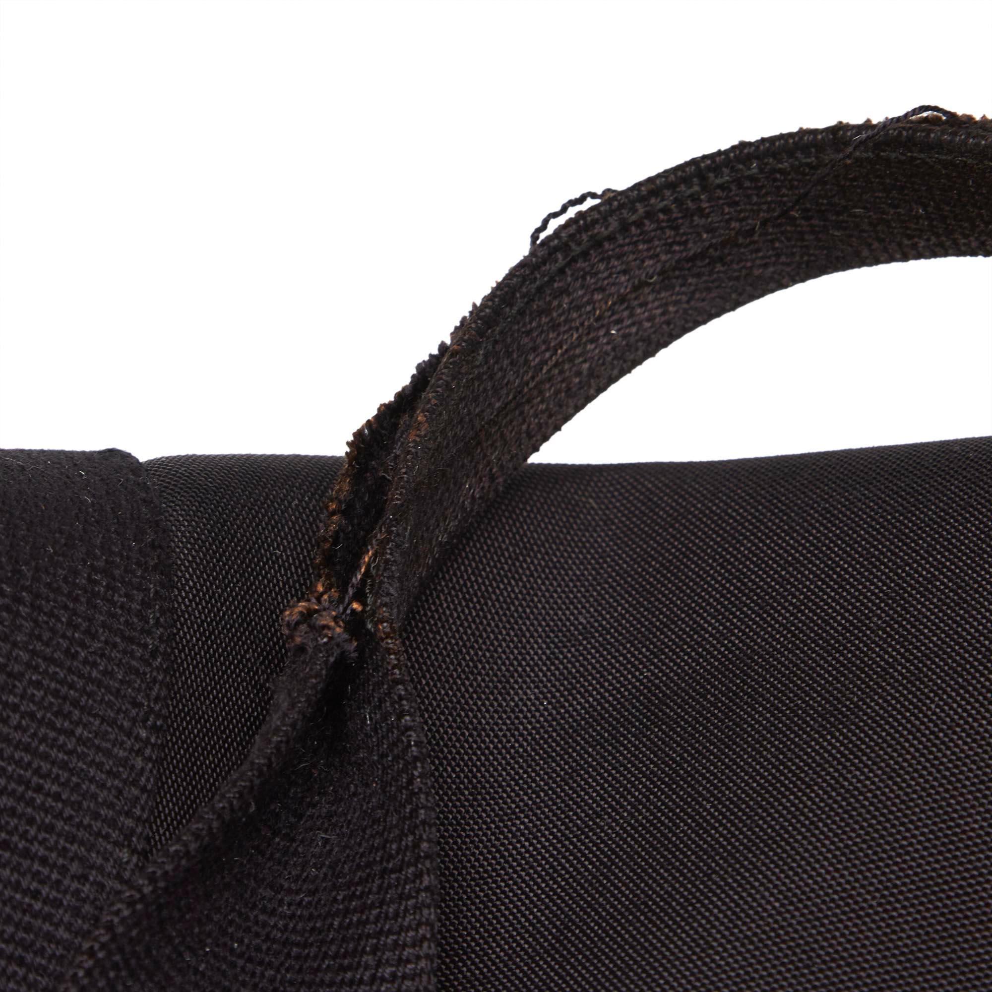 Gucci Black Canvas Tote Bag For Sale 4
