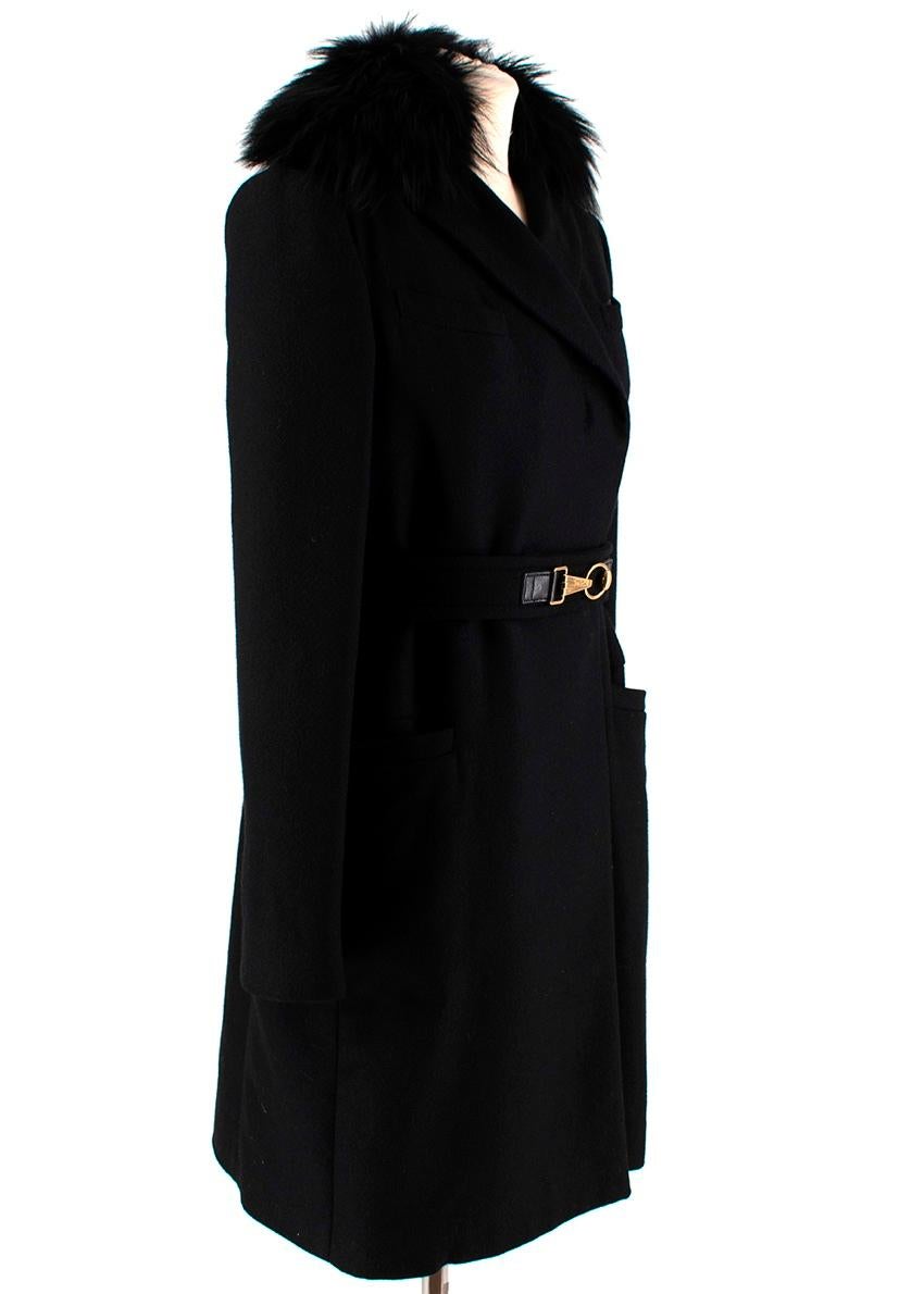 gucci longline coat