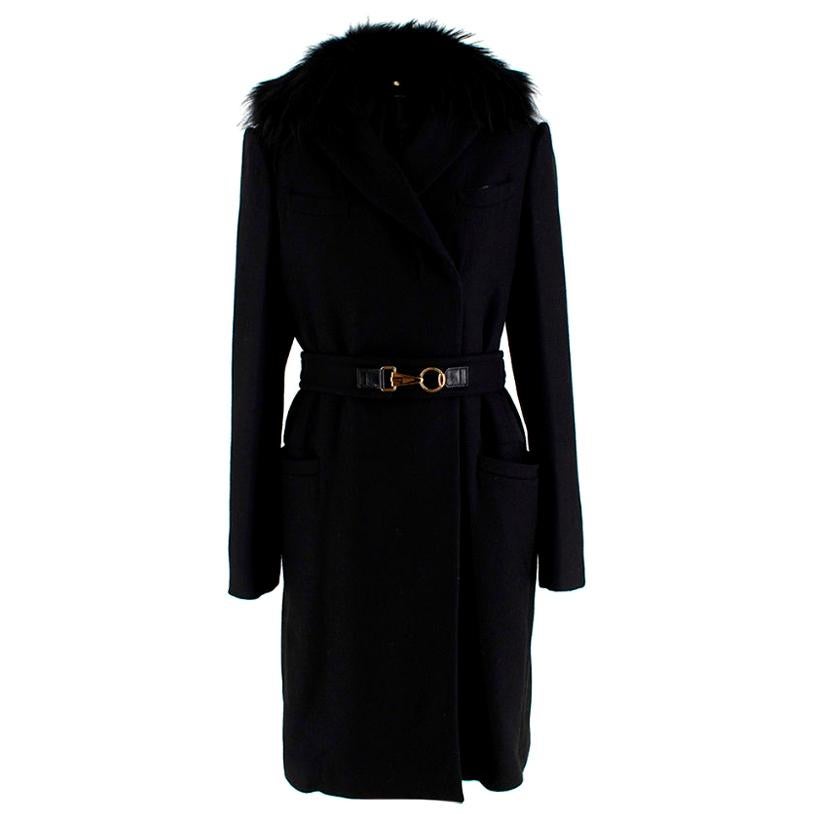 gucci longline coat