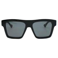 Gucci black classic square sunglasses