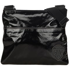 Gucci Black Coated Canvas Crossbody Bag