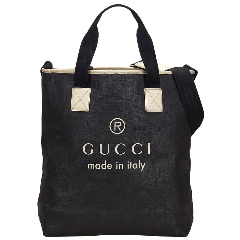 gucci canvas tote free