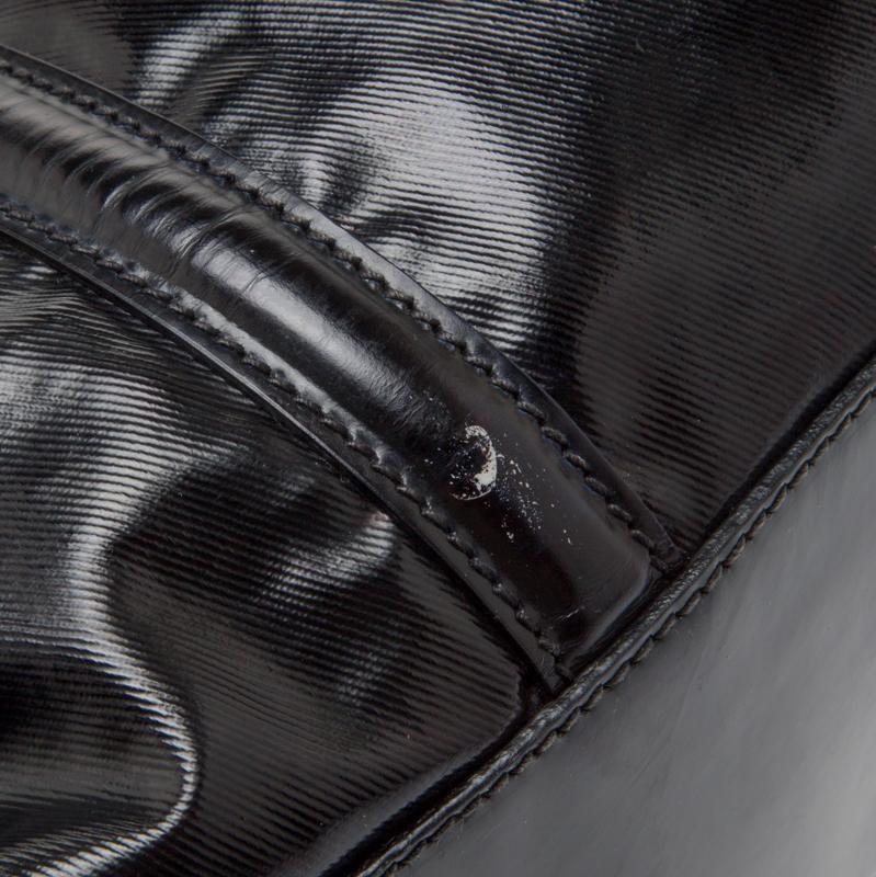 Women's Gucci Black Coated Fabric Dialux Britt Boston Bag
