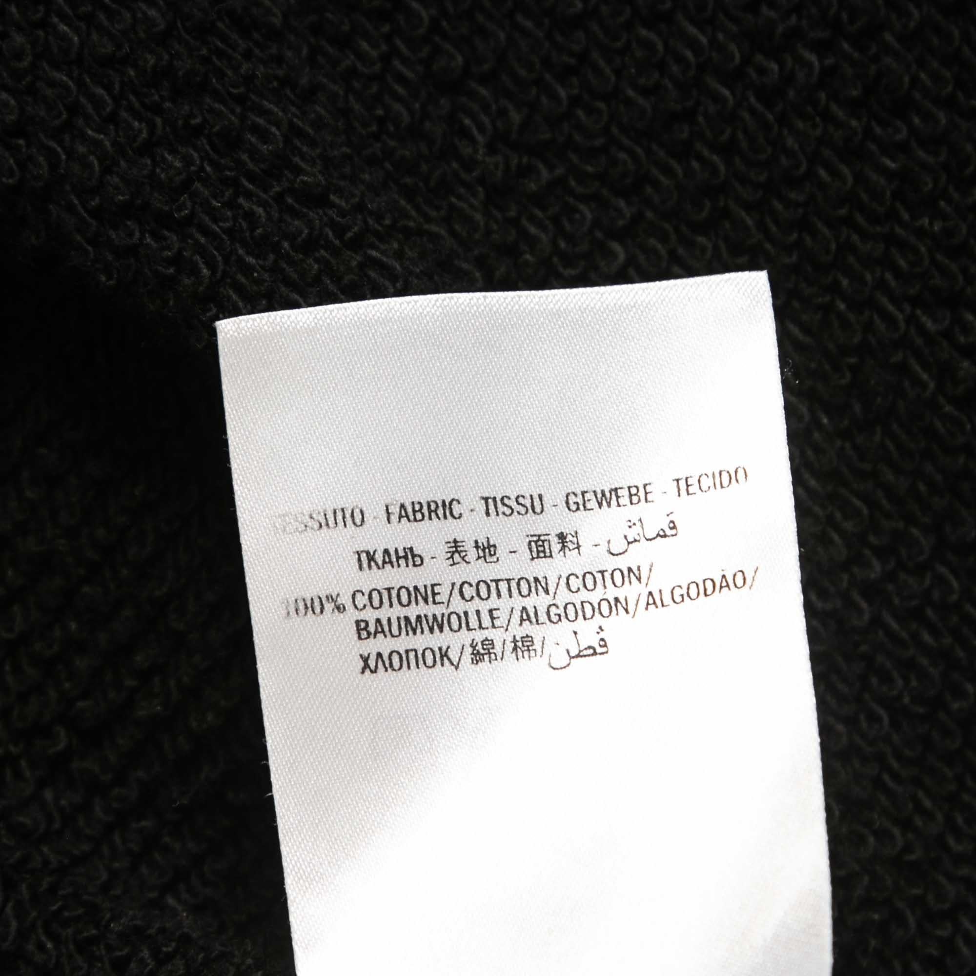 Gucci Black Cotton Logo Print Sweatshirt S 1