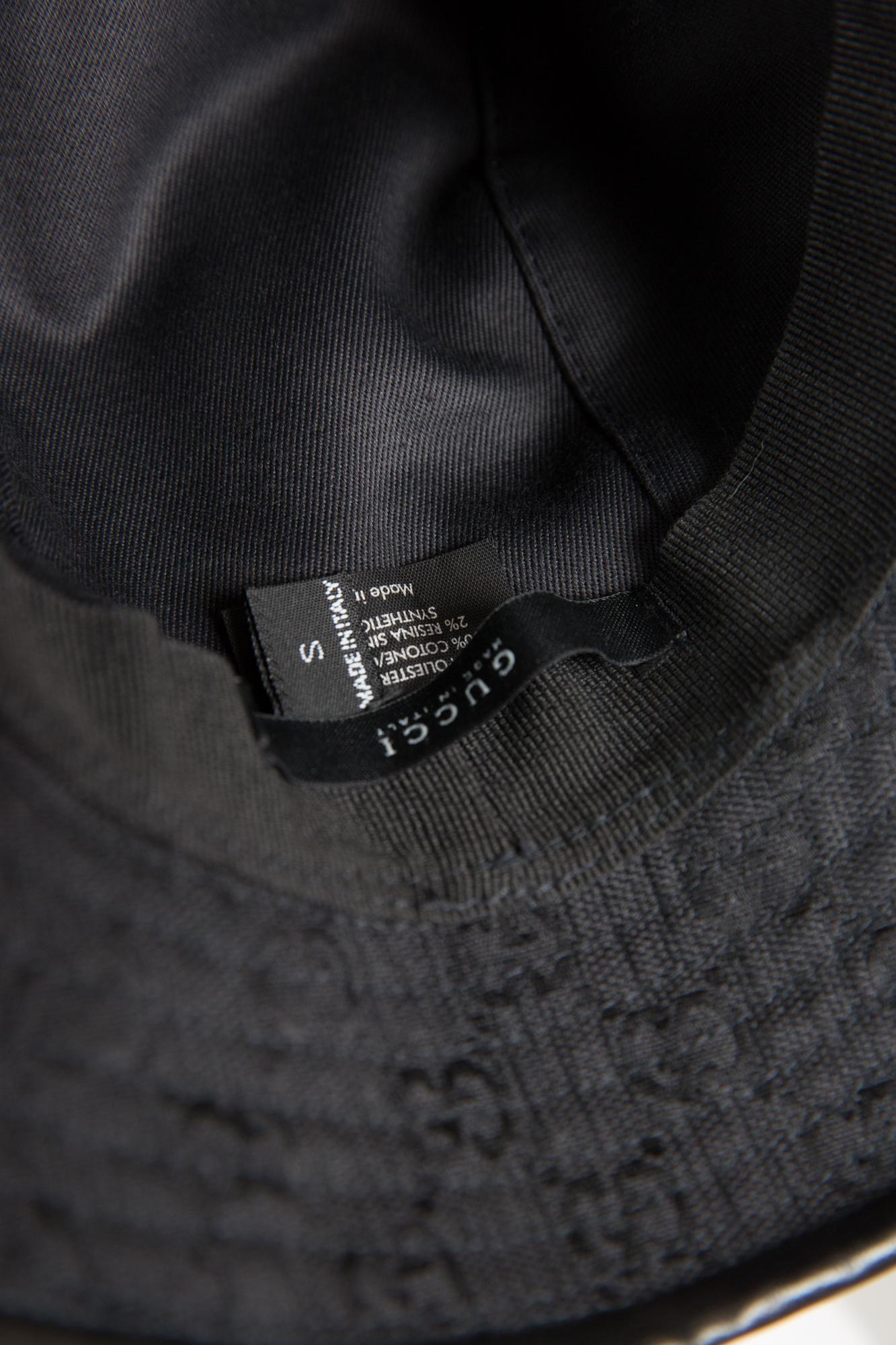 gucci bucket hat black