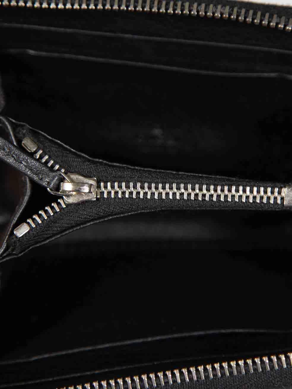Gucci Black Crocodile Skin Cardholder Wallet For Sale 1