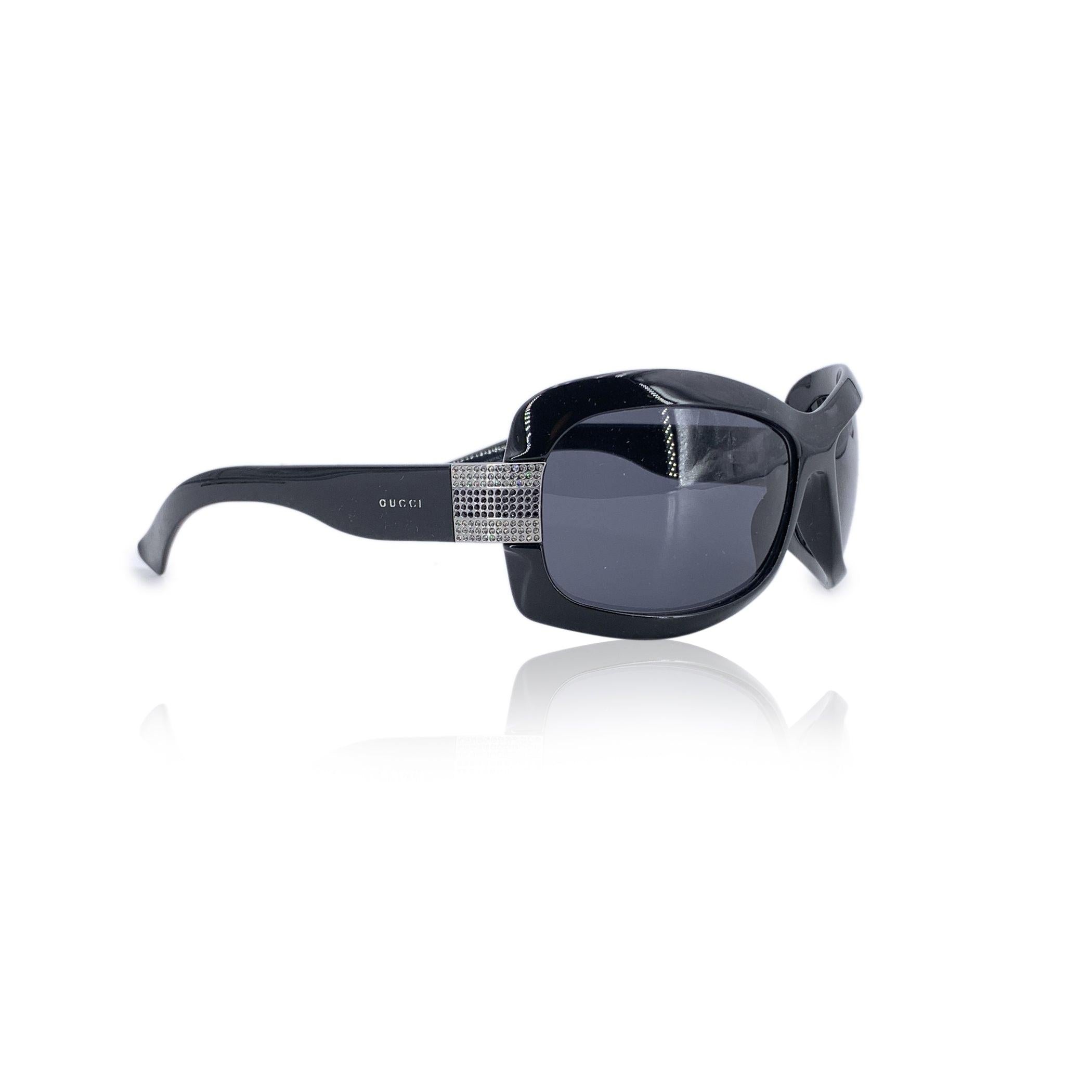 Gafas de sol de cristal negro Gucci GG2901/STRASS 63/16 110mm Negro en venta