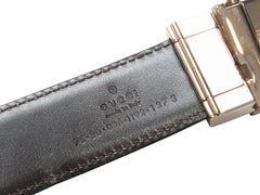 Gucci Black & Dark Brown Reversible Belt