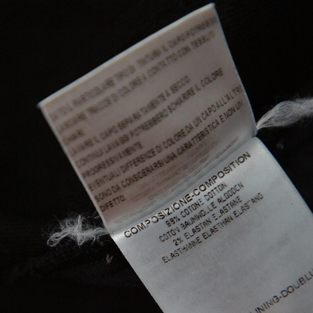 Gucci - Jean ajusté et mince en denim noir avec lacets, taille M Pour femmes en vente
