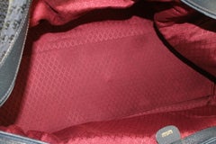 Gucci Black Diagonal Logo Duffle Bag with Strap 1GK0414C