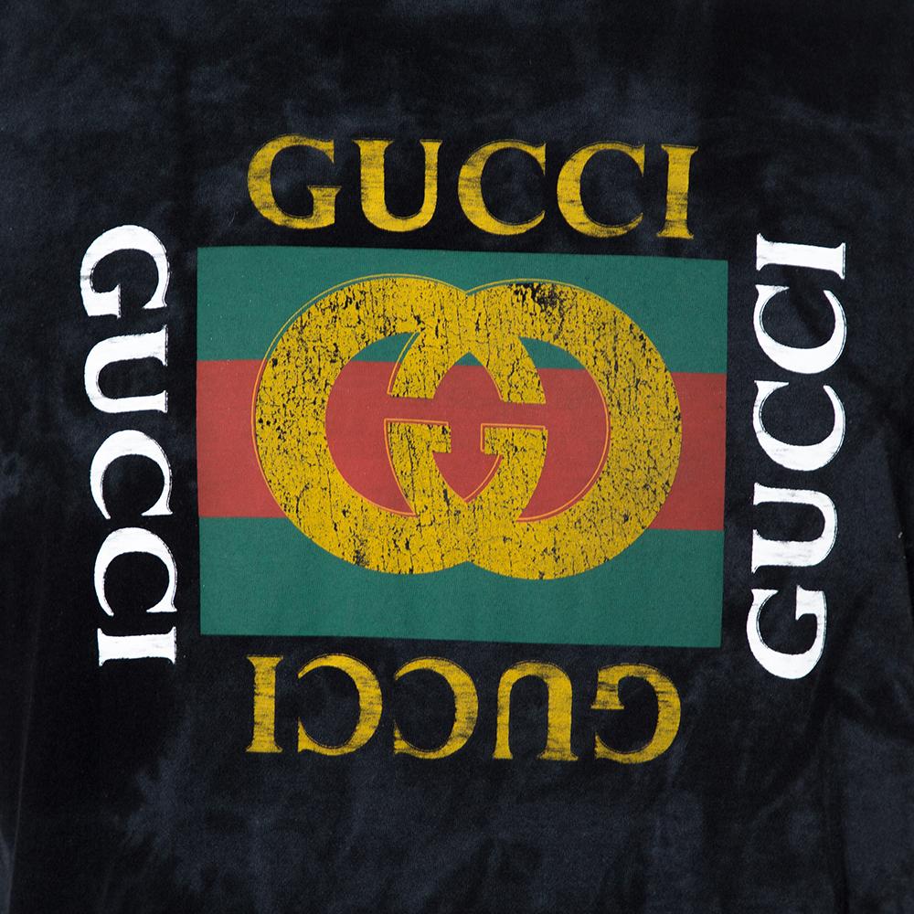 gucci distressed shirt