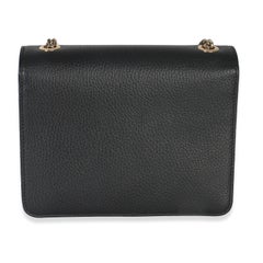 Gucci Black Dollar Calfskin Interlocking G Small Bag