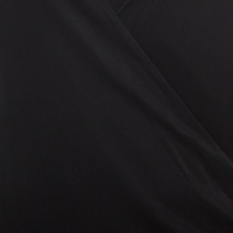 Gucci Jersey Negro Drapeado Bambú Detalle Hebilla Top Sin Mangas S en venta 3