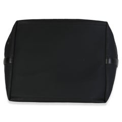 Gucci Black Embossed Rubber Effect Large Edge Tote Bag