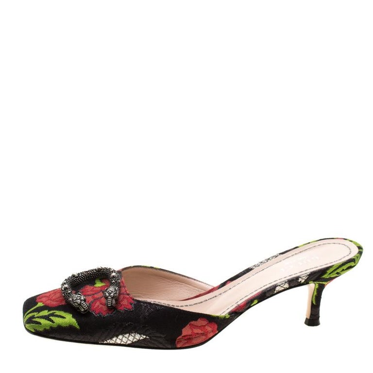 gucci square toe mule