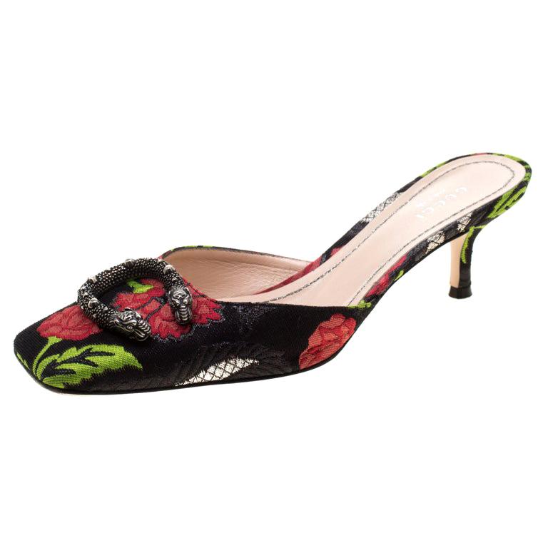 gucci square toe mule