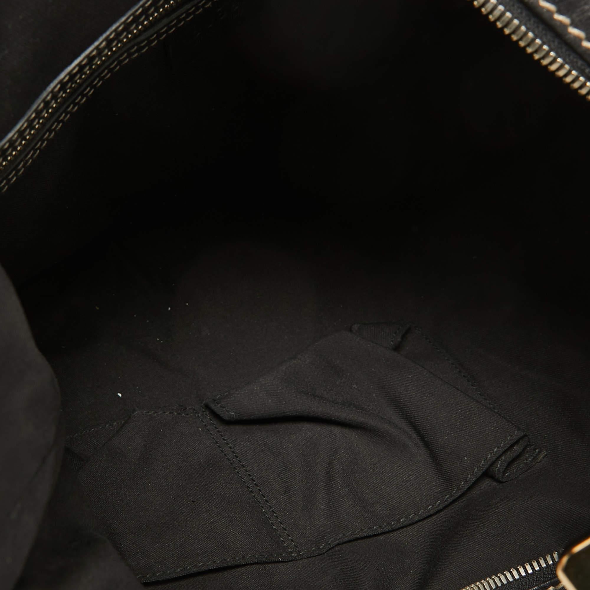 Gucci Black GG Canvas and Leather Royal Hobo 6